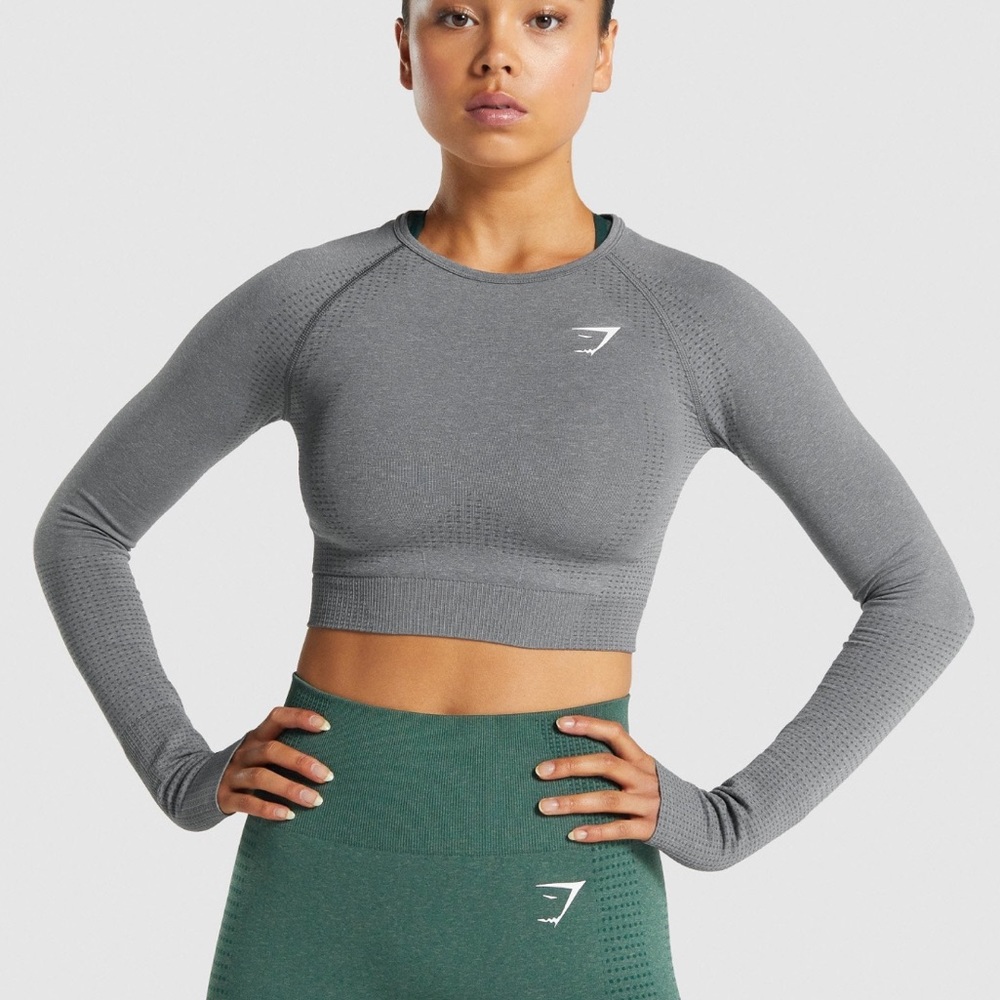 SOLD! 💖2 for $40 | Gymshark Vital Seamless 2.0 Long Sleeve Crop Top